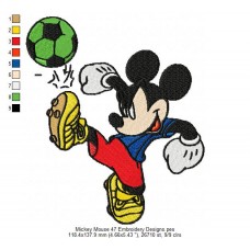 Mickey Mouse 47 Embroidery Designs